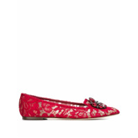 Dolce & Gabbana Slipper modelo 'Vally' - Vermelho