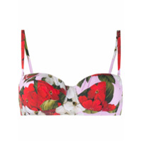 Dolce & Gabbana Sutiã com estampa floral - Roxo