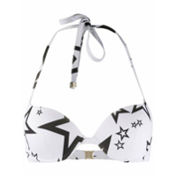 Dolce & Gabbana Sutiã de biquíni com estampa de estrelas - Branco