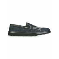 Dolce & Gabbana Tênis slip-on com patchwork - Azul