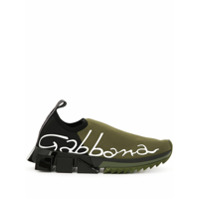 Dolce & Gabbana Tênis Sorrento com logo - Verde