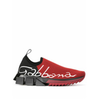 Dolce & Gabbana Tênis Sorrento com logo - Vermelho
