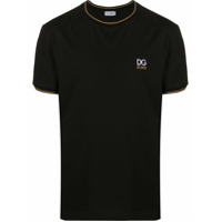 Dolce & Gabbana Underwear Camiseta com logo bordado - Preto