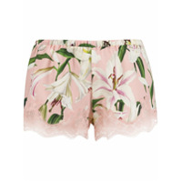 Dolce & Gabbana Underwear Short com estampa floral - Rosa