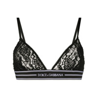 Dolce & Gabbana Underwear Sutiã com renda - Preto