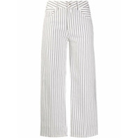 Dondup Calça com estampa de listras - Branco