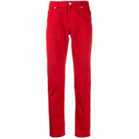Dondup Calça jeans cintura baixa Mius - Vermelho