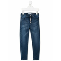 Dondup Calça jeans com botões de cristais - Azul