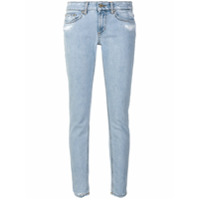 Dondup Calça jeans com detalhe desgastado - Azul