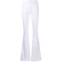 Dondup Calça jeans flare com cintura alta - Branco