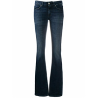Dondup Calça jeans flare com cintura média - Azul