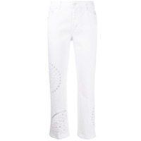 Dondup Calça jeans Paige cintura alta - Branco