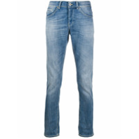 Dondup Calça jeans reta com lavagem estonada - Azul