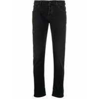 Dondup Calça jeans skinny cintura média - Preto