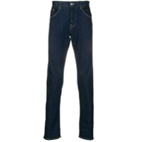 Dondup Calça jeans slim com cintura média - Azul
