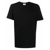 Dondup Camiseta decote careca com placa de logo - Preto