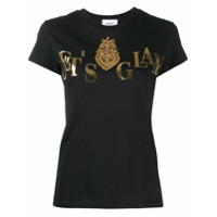 Dondup Camiseta mangas curtas com estampa de logo - Preto