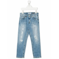 Dondup Kids Calça jeans Brighton cintura média - Azul