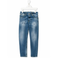 Dondup Kids Calça jeans com detalhes puídos - Azul