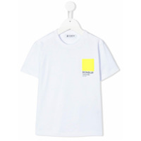 Dondup Kids Camiseta de algodão com estampa Pantone - Branco