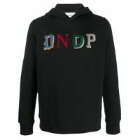 Dondup Moletom com capuz e logo bordado - Preto