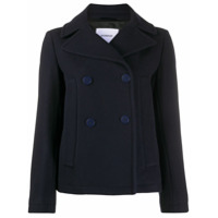 Dondup short double-breasted fitted jacket - Azul