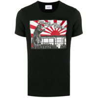 Dondup short-sleeved graphic print T-shirt - Preto