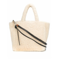 Dorothee Schumacher Bolsa tote com pelos - Neutro