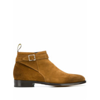 Doucal's buckled strap ankle boots - Marrom