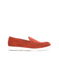 Doucal's Mocassim Dasy com bico arredondado - Vermelho