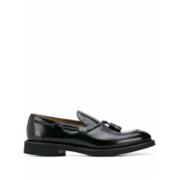 Doucal's tassel-embellished leather loafers - Preto