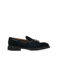 Doucal's tassel-embellished suede loafers - Azul