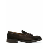 Doucal's tassel-embellished suede loafers - Marrom
