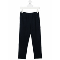 Douuod Kids Calça esportiva com patch de logo - Azul