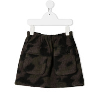 Douuod Kids Saia com estampa camuflada - Verde