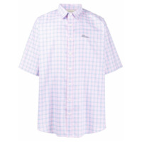 Drôle De Monsieur Camisa com estampa xadrez - Rosa