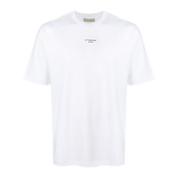 Drôle De Monsieur Camiseta mangas curtas com slogan - Branco