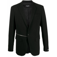 Dsquared2 Blazer com detalhe de zíper - Preto