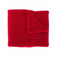 Dsquared2 Cachecol de tricô com logo - Vermelho