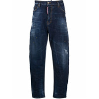 Dsquared2 Calça jeans com detalhe destroyed - Azul