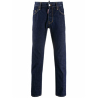 Dsquared2 Calça jeans reta cintura alta - Azul