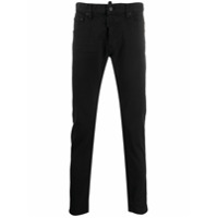 Dsquared2 Calça jeans skinny cintura média - Preto