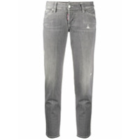 Dsquared2 Calça jeans skinny cropped - Cinza