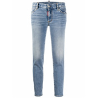 Dsquared2 Calça jeans slim cintura baixa - Azul