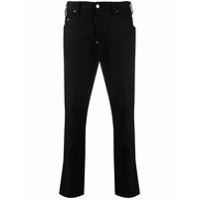 Dsquared2 Calça jeans slim cintura média - Preto