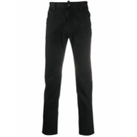 Dsquared2 Calça jeans slim cintura média - Preto