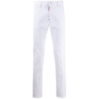 Dsquared2 Calça jeans slim Icon com patch - Branco
