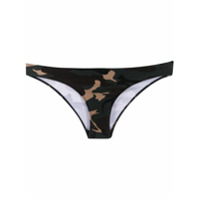 Dsquared2 Calcinha camuflada com estampa de logo - Verde