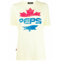 Dsquared2 Camiseta com estampa de logo #D2XPepsi - Amarelo