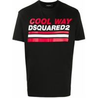 Dsquared2 Camiseta com estampa de logo - Preto